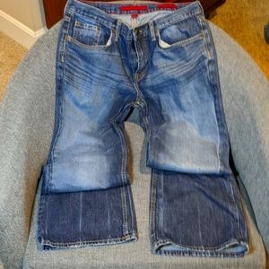 Banana Republic 33x34 modern boot fit blue jeans